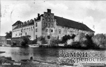 Замок Лабиау на старом фото